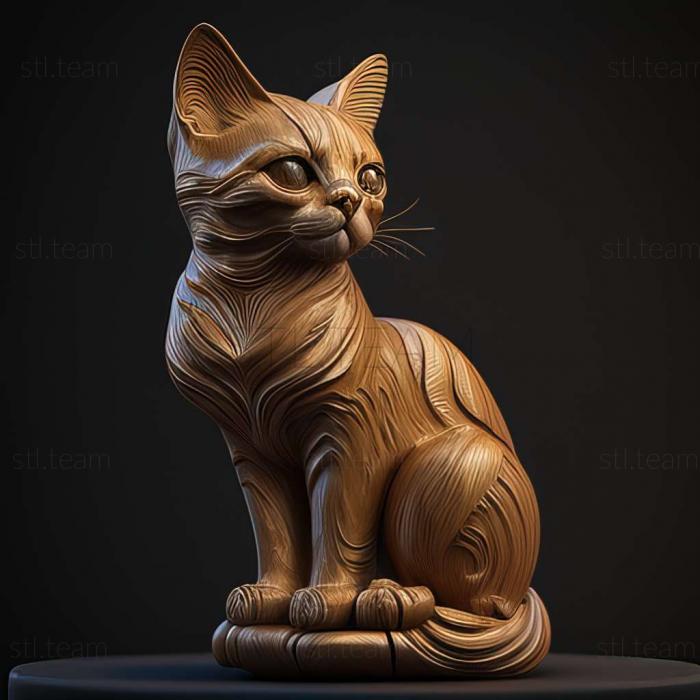 3D model Cyprus cat (STL)